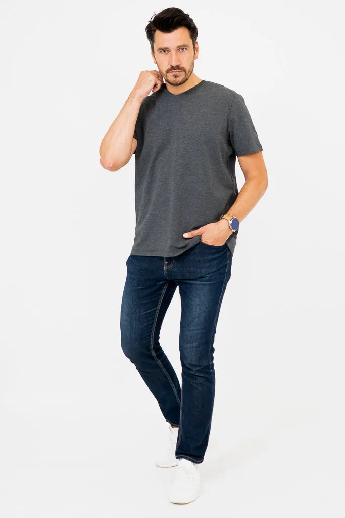 Adam Short Sleeve Shirt, Graphite, Bamboo