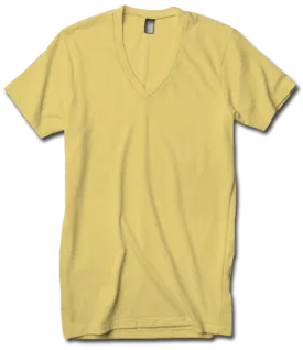 American Apparel AA2456ORG Organic Fine Jersey V Neck