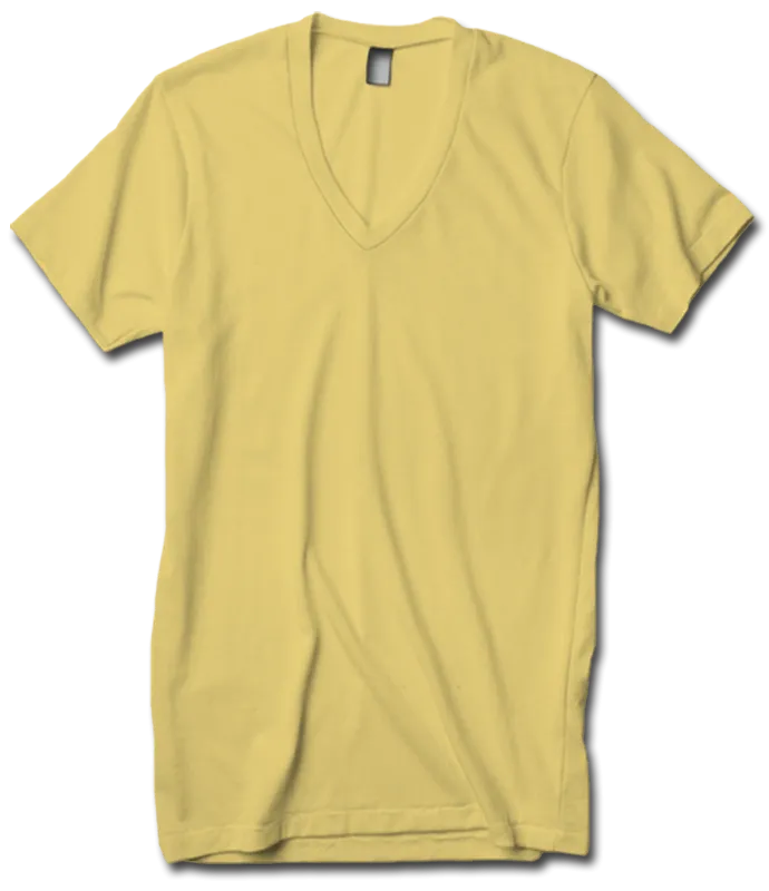 American Apparel AA2456ORG Organic Fine Jersey V Neck