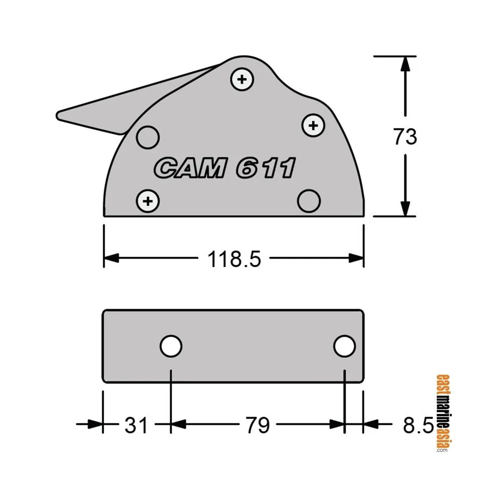 Antal V-Cam 611 Clutch - Single