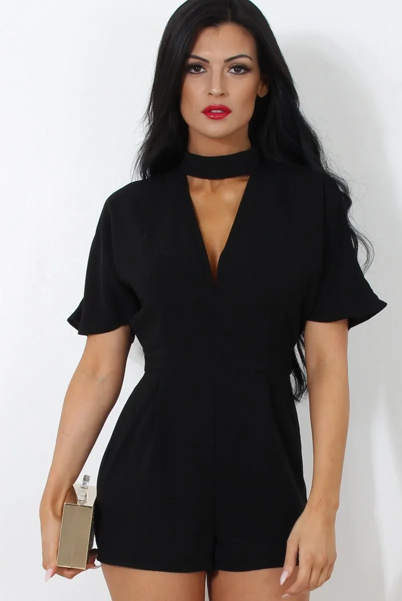 Ballon Black V Front Playsuit