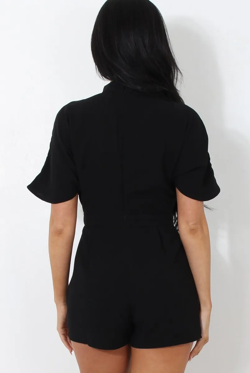 Ballon Black V Front Playsuit