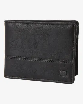 BILLABONG DIMENSION WALLET - BLACK GRAIN