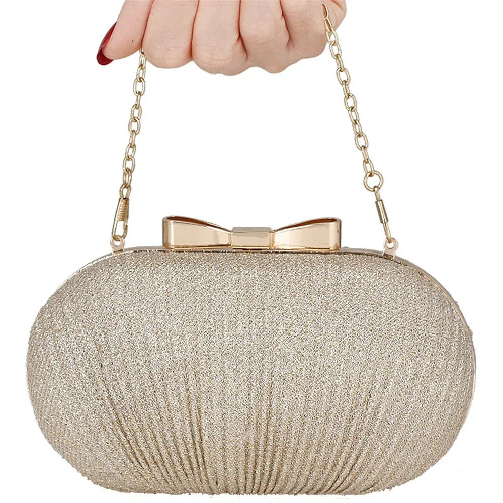 Bow Diamond Bling Evening Clutch | Party Clutch Purse | Party Sling Bag | Evening Bags