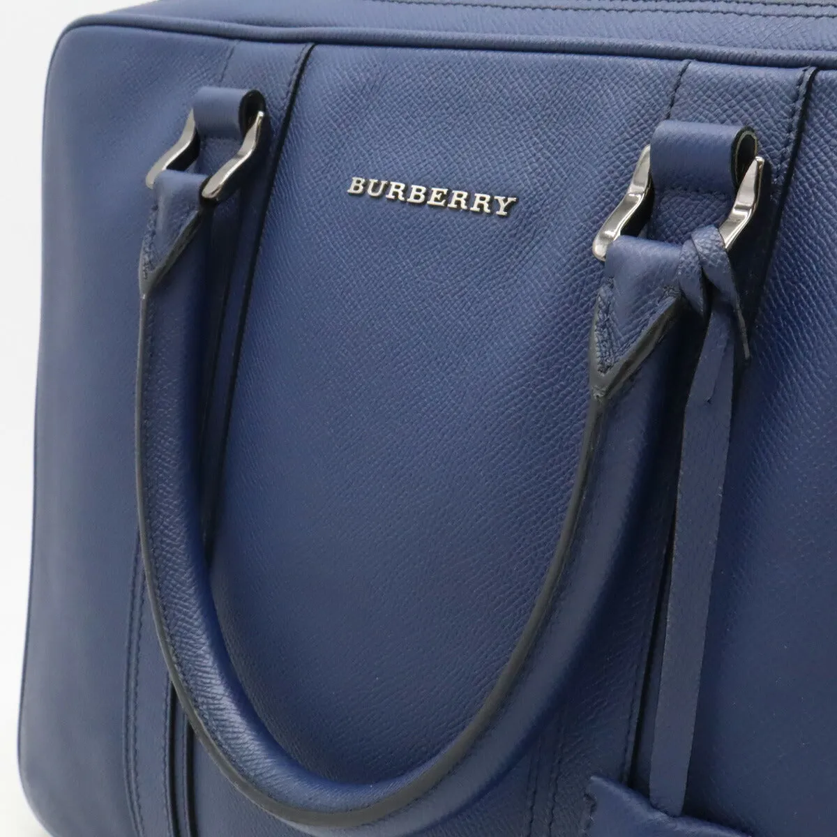 Burberry Leather Briefcase Business Bag