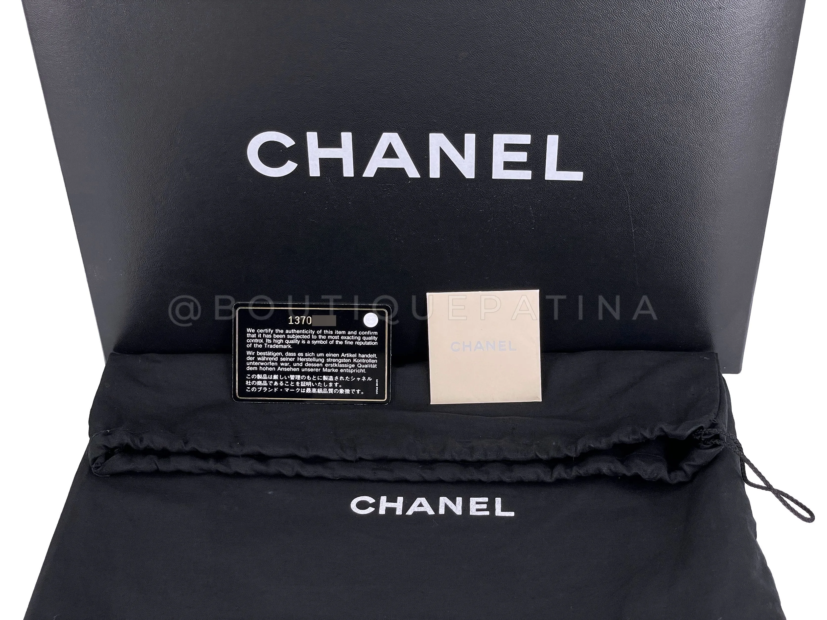 Chanel 2009 Black Aged Calfskin Reissue Large 227 2.55 Flap Bag GHW