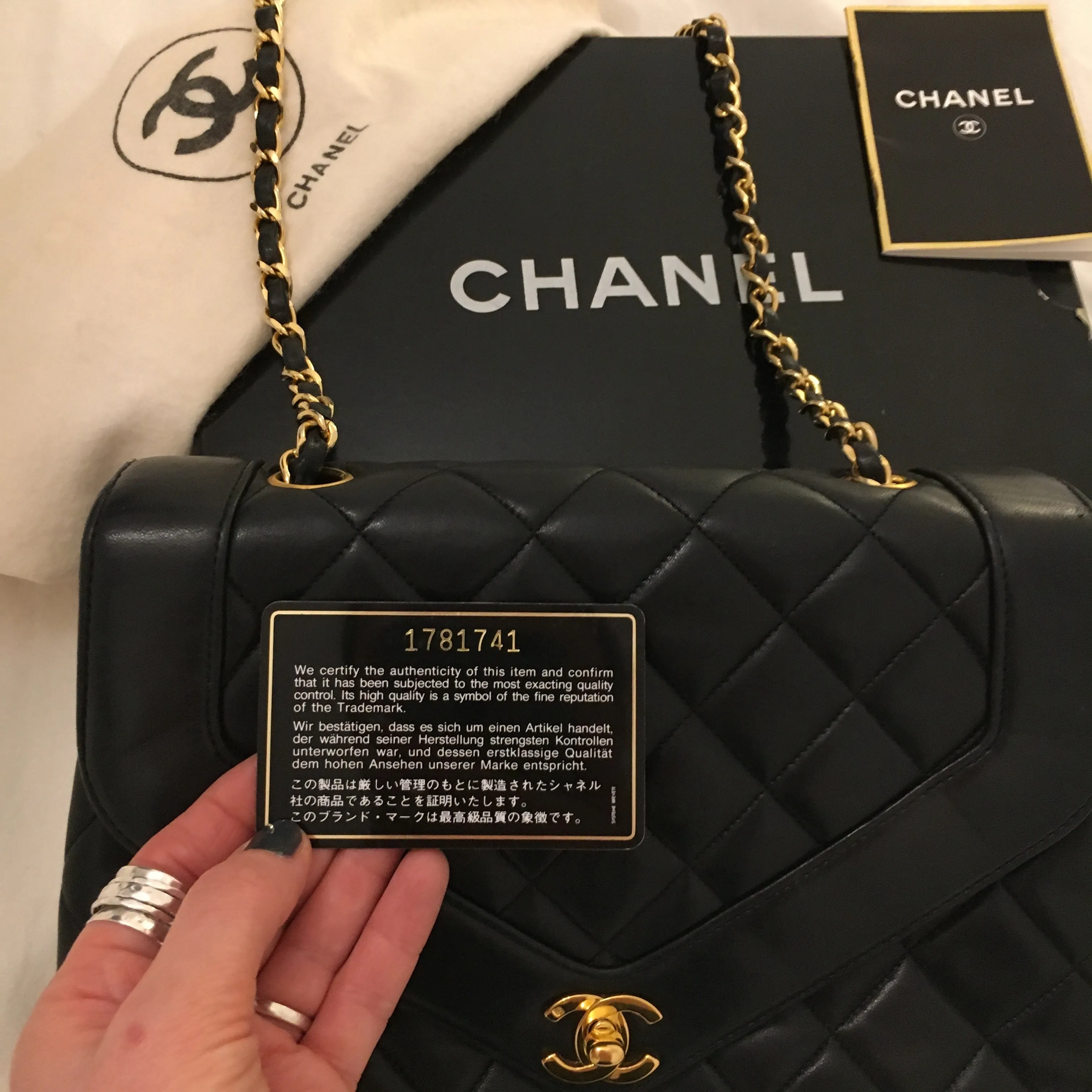 Chanel V-shaped flap