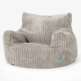 Children's Armchair Bean Bag 3-8 yr - Cord Mink