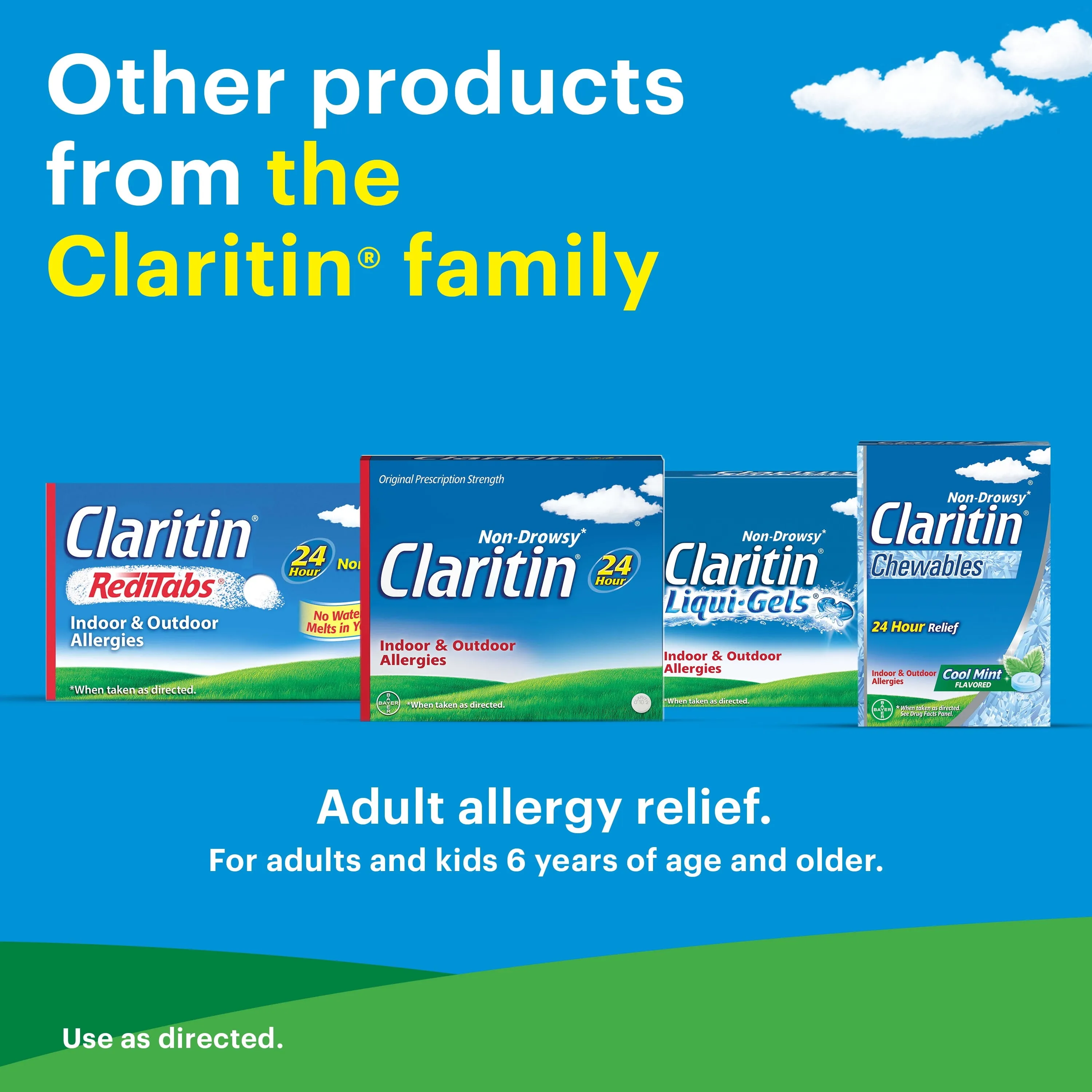 Claritin Non-Drowsy Allergy Medicine for Kids, Loratadine Antihistamine Grape Syrup, 8 fl oz