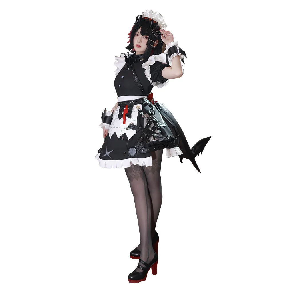 DokiDoki-R Game Zenless Zone Zero Cosplay Ellen Joe Costume Victoria Housekeeping Co. Shark Girl Maid