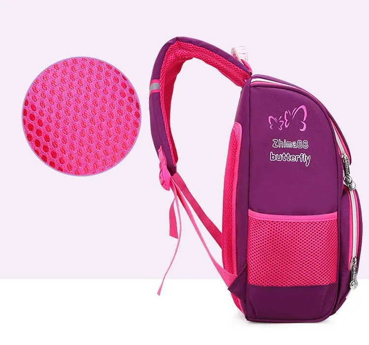 Girls 'Music and Butterflies' School Backpack