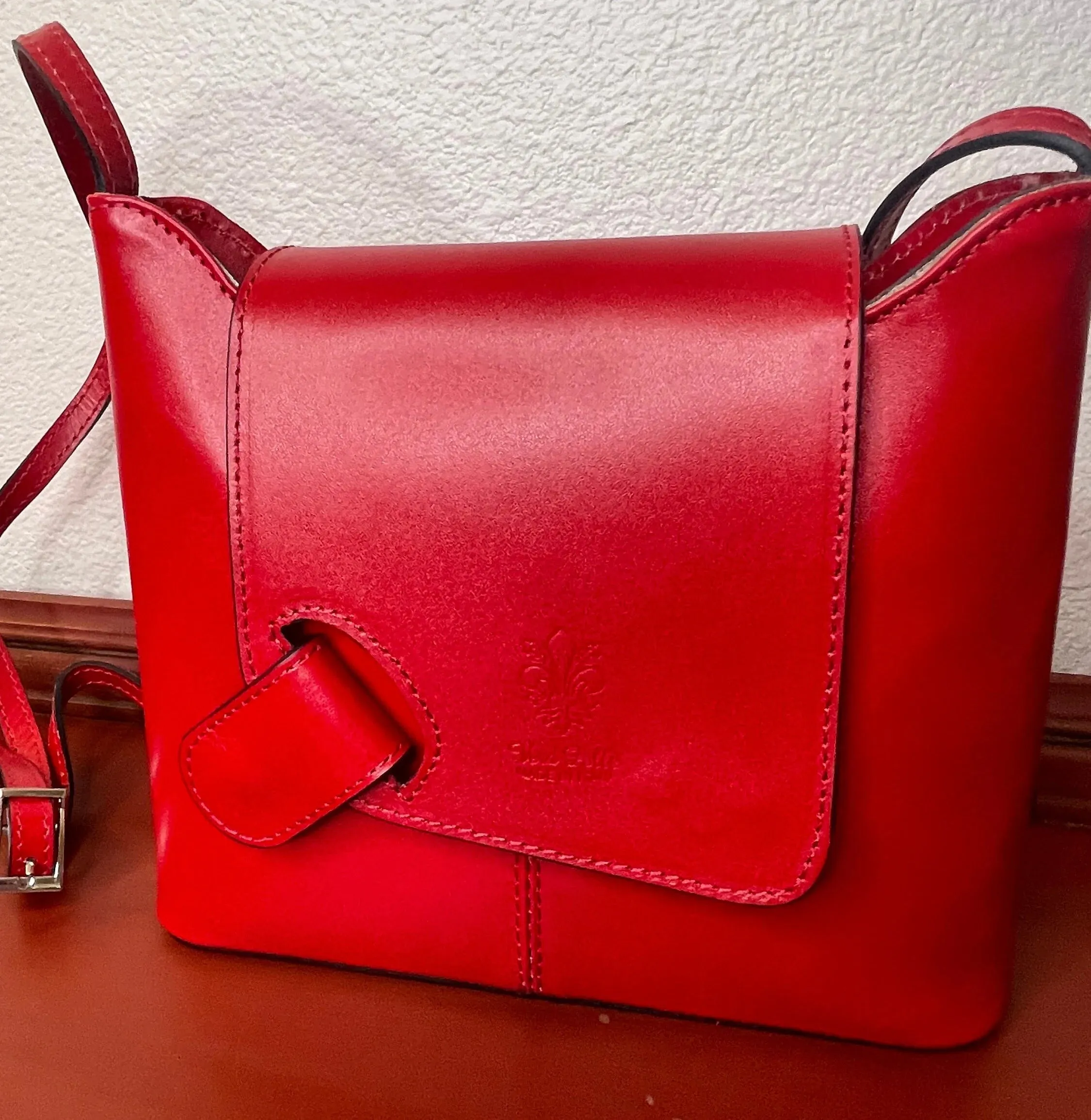 Italian Leather Shoulder Bag-Graziana