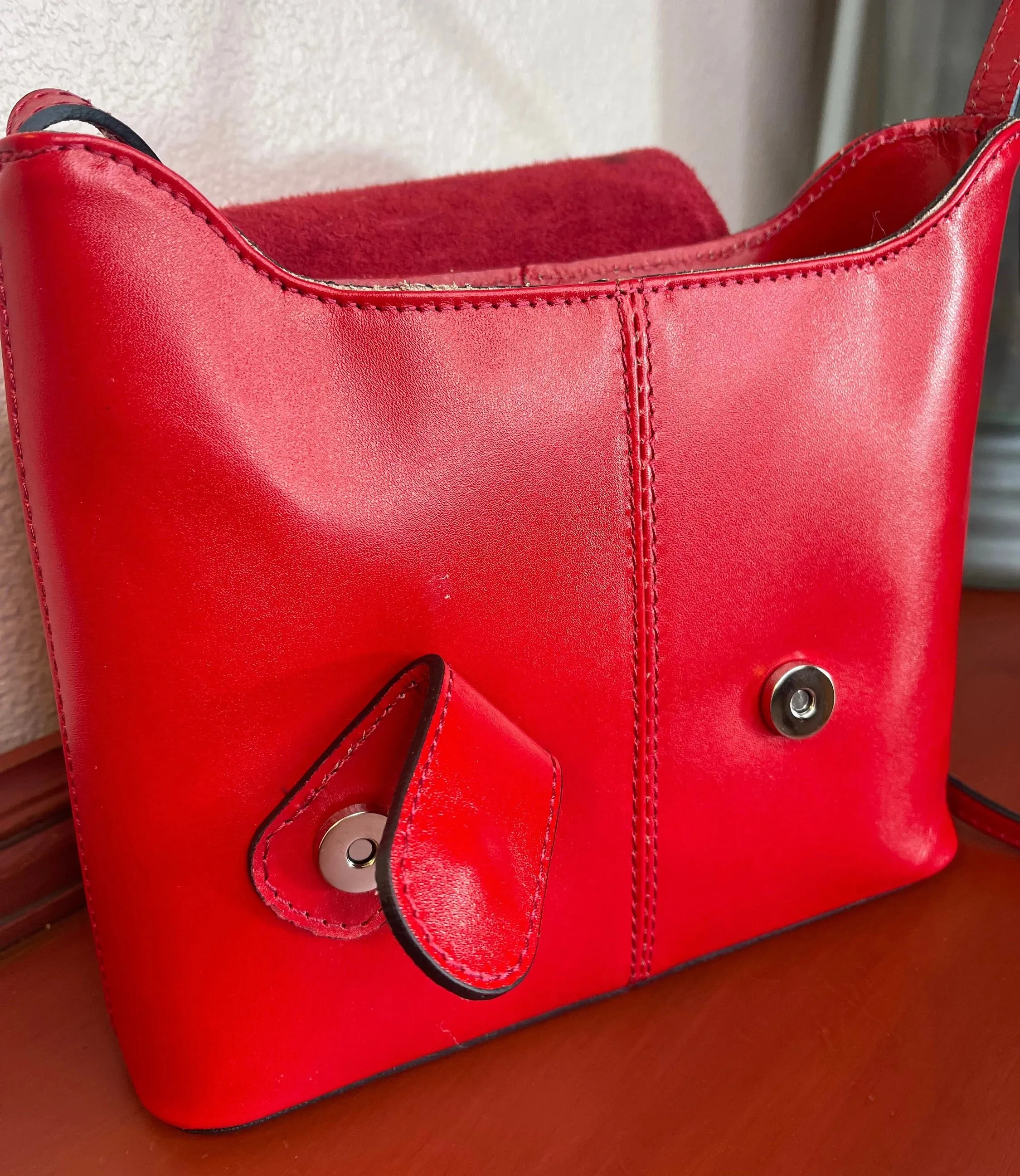 Italian Leather Shoulder Bag-Graziana