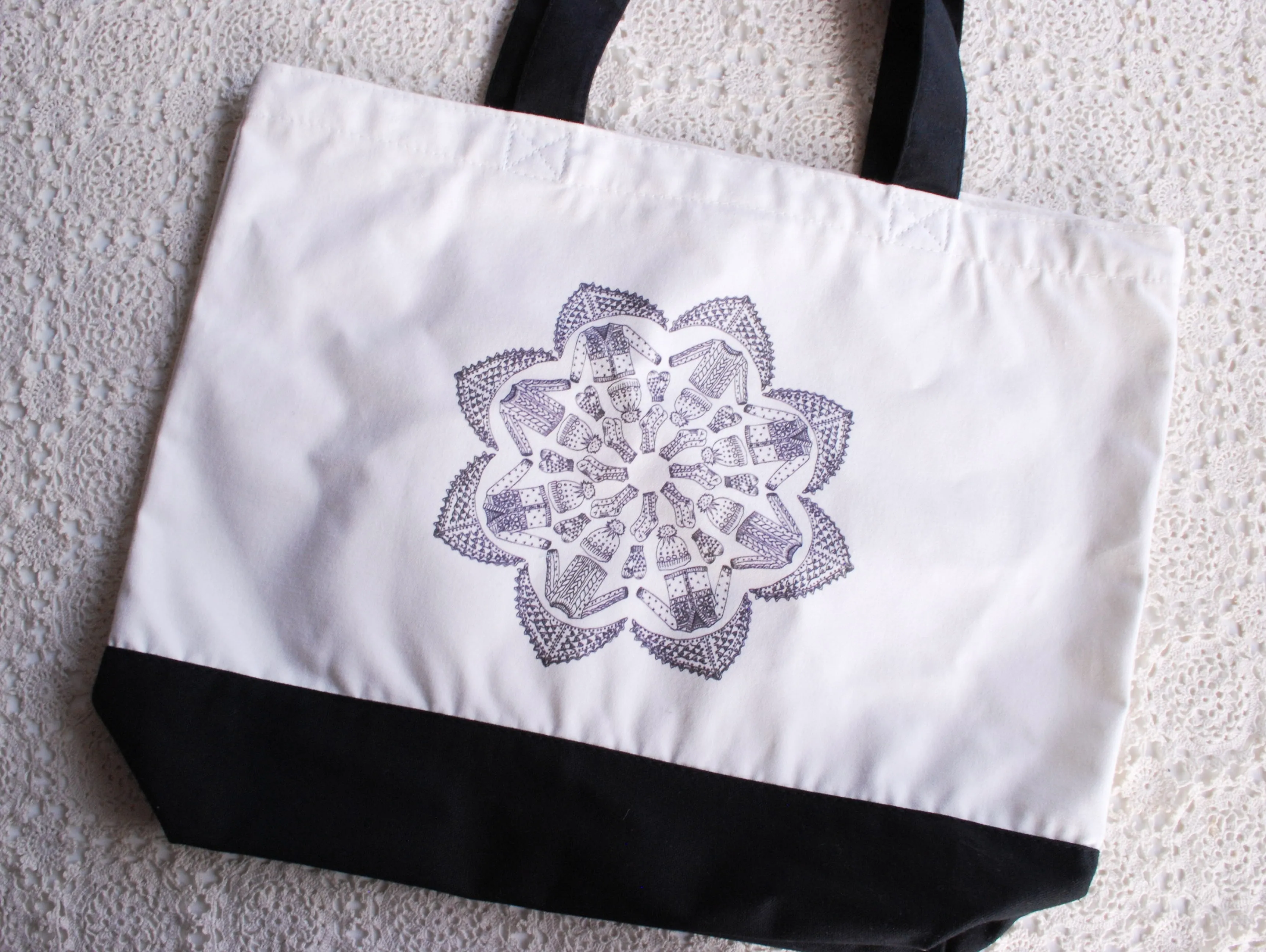 Kaleidoscope Knits Tote Bag for Knitters