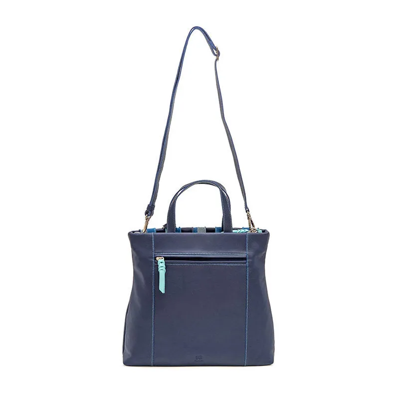 Laguna Large Leather and Suede Shopper