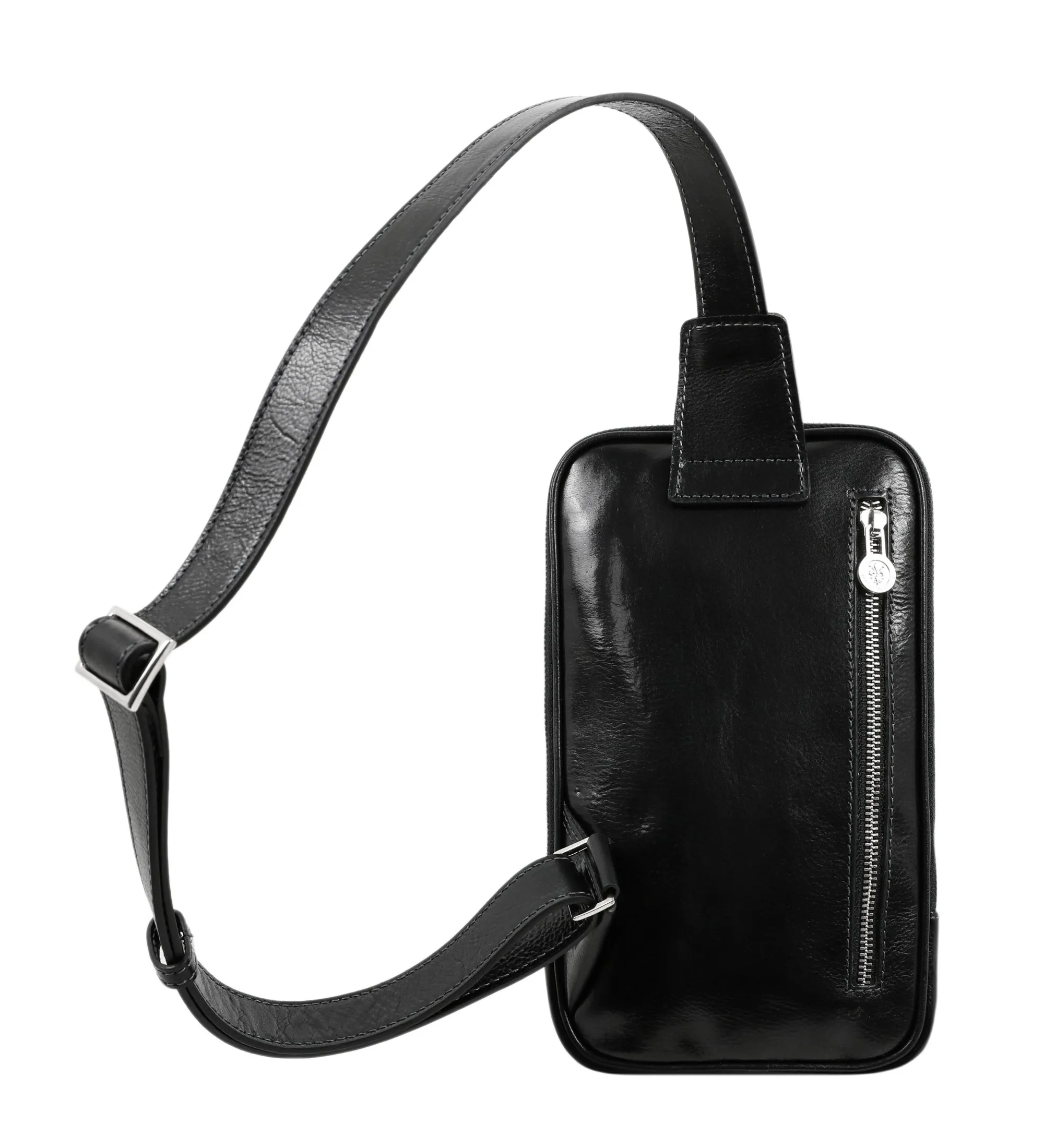 Leather Sling Bag Chest Bag - Kim