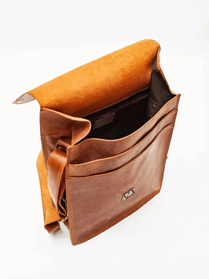 Montreal Vintage Leather Shoulder Bag