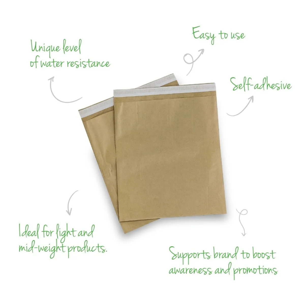 Paper Courier Bag | Packaging Pouch (15"x19")- Pack of 50