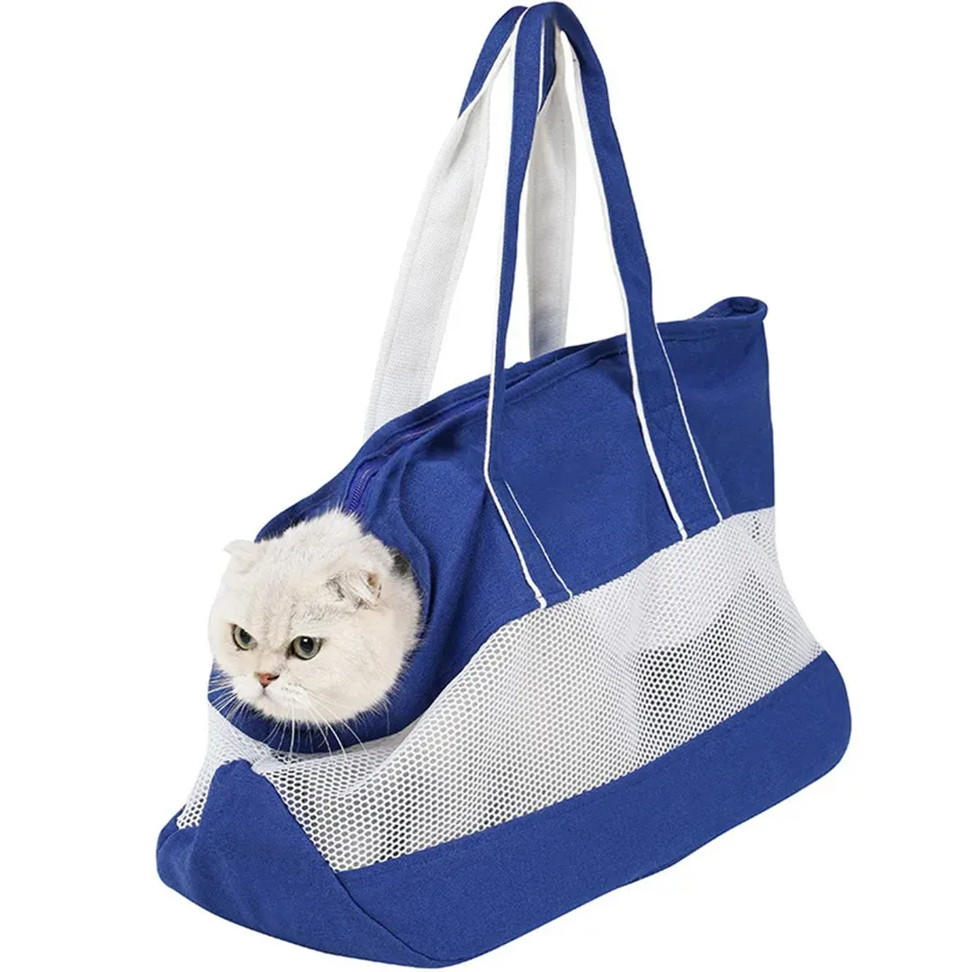 PetAffairs Canvas Pet Carrier Handbag