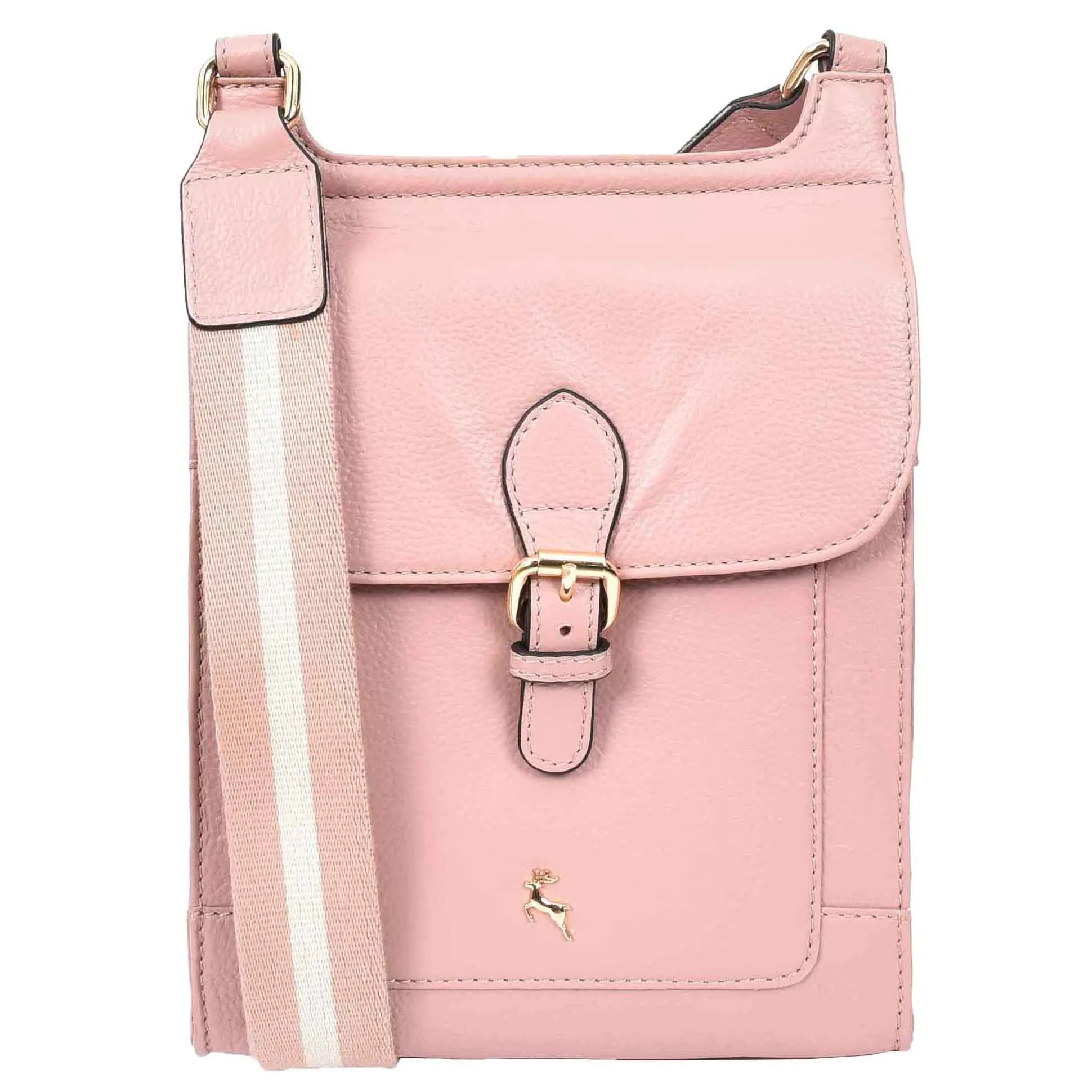 Real Leather Crossbody Bag Women's Casual Style Messenger Xela Rose