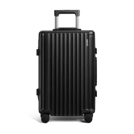 SPACE Aluminum Suitcase Black