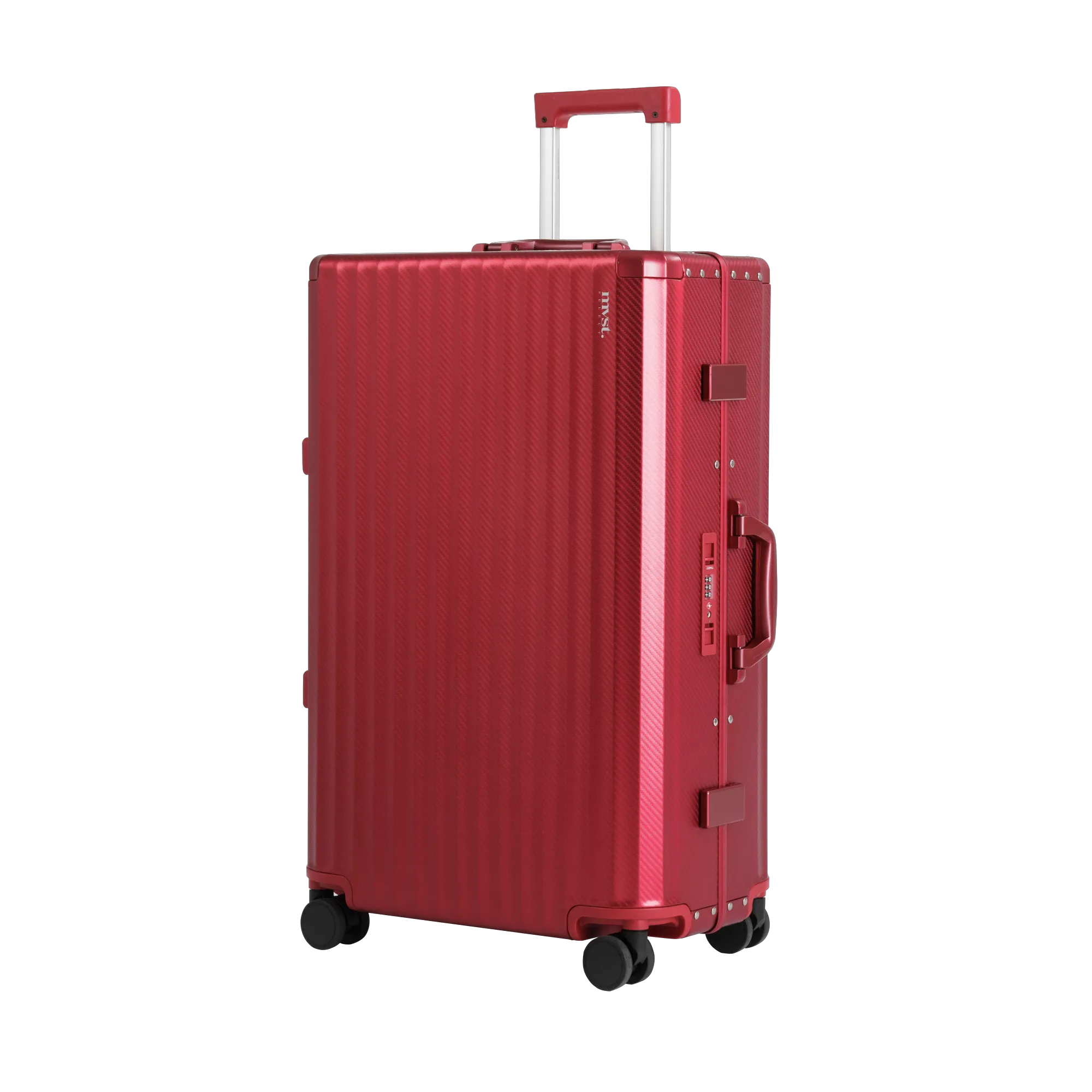 SPACE Aluminum Suitcase Red