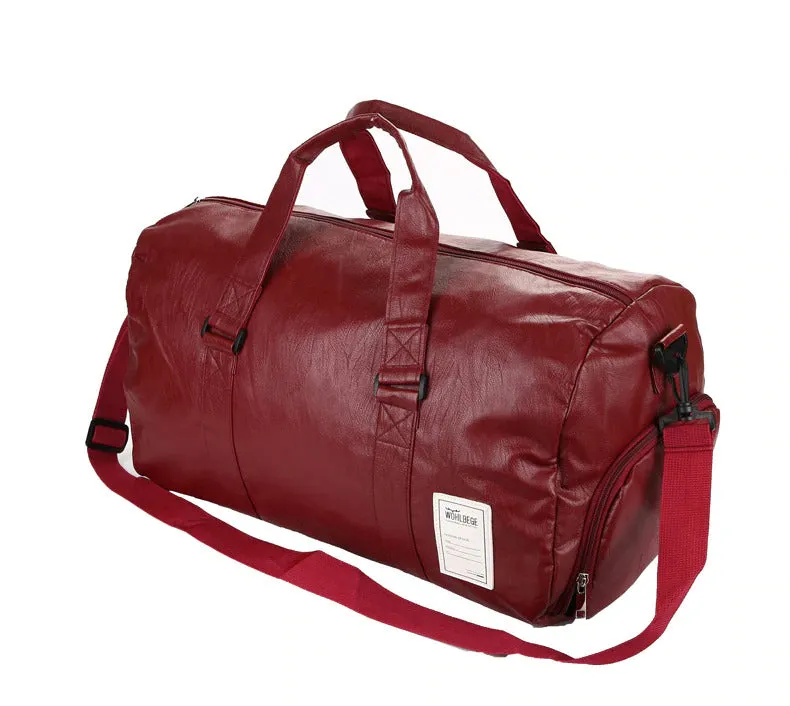 Vegan Leather Business Travel Duffel Bag